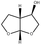 (3R,3aR,6aS)-Hexahydrofuro[2,3-b]furan-3-ol 结构式