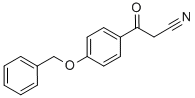 BENZENEPROPANENITRILE, B-OXO-4-(PHENYLMETHOXY)- Structure