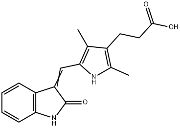 Orantinib (SU6668) Struktur