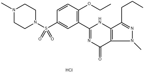 盐酸西地那非,252920-86-8,结构式