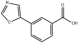 3-(1,3-オキサゾール-5-イル)安息香酸 化学構造式