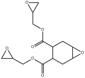 4,5-epoxytetrahydrophthalic acid diglycidylester 化学構造式