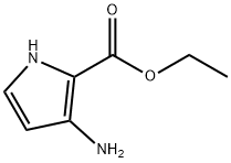3-アミノ-1H-ピロール-2-カルボン酸エチル 化学構造式