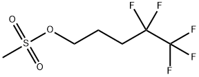 METHANESULFONIC ACID 4,4,5,5,5-PENTAFLUORO-PENTYL ESTER Structure