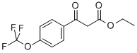 ETHYL 3-OXO-3-(4-(TRIFLUOROMETHOXY)PHENYL)PROPANOATE Structure