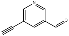 3-Pyridinecarboxaldehyde, 5-ethynyl- (9CI) Structure