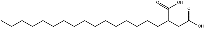 ヘキサデシルブタン二酸 化学構造式
