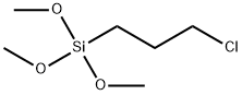 3-Chloropropyltrimethoxysilane Struktur