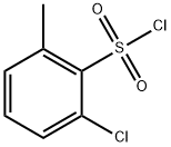2-氯-6-甲基苯磺酰氯 结构式