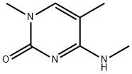 1,5-dimethyl-4-methylamino-1H-pyrimidin-2-one 结构式
