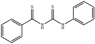 1-フェニル-3-チオベンゾイルチオ尿素 化学構造式