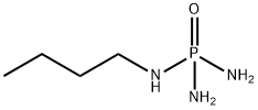 N-(N-ブチル)りん酸トリアミド 化学構造式