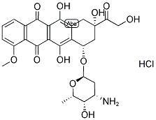 Doxorubicin hydrochloride Structure