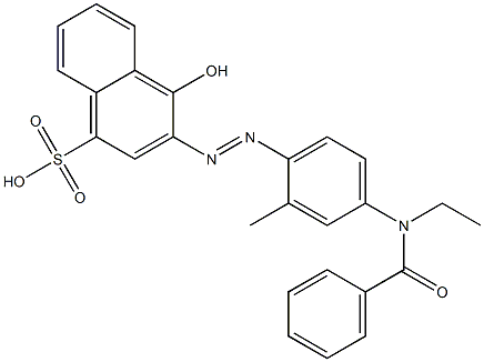 3-[[4-(benzoylethylamino)-2-methylphenyl]azo]-4-hydroxynaphthalene-1-sulphonic acid|