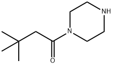 Piperazine, 1-(3,3-dimethyl-1-oxobutyl)- (9CI) Structure