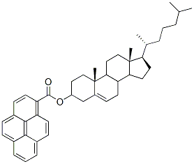 CHOLESTERYL PYRENE-1-CARBOXYLATE Structure