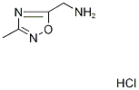 [(3-methyl-1,2,4-oxadiazol-5-yl)methyl]amine hydrochloride Structure