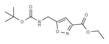 253196-37-1 Ethyl 5-(aminomethyl)isoxazole-3-carboxylate, N-BOC protected
