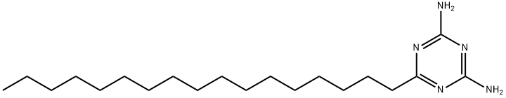 6-十七烷基-1,3,5-三嗪-2,4-二胺, 2533-20-2, 结构式
