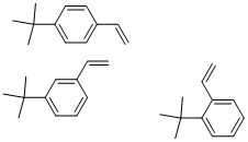 tert-ブチルスチレン 化学構造式