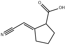 시클로펜탄카르복실산,2-(시아노메틸렌)-,(E)-(8CI)