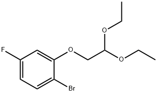 1-Bromo-2-(2,2-diethoxyethoxy)-4-fluorobenzene Structure