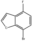 7-ブロモ-4-フルオロベンゾフラン 化学構造式