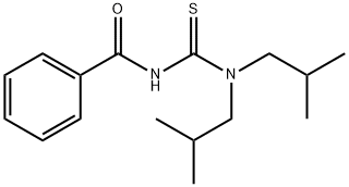 N'-BENZOYL-N,N-DIISOBUTYLTHIOUREA Struktur