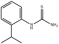 1-(2-异丙基苯基)-2-硫脲 结构式