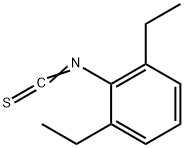 2,6-二乙基异硫氰酸苯酯, 25343-69-5, 结构式