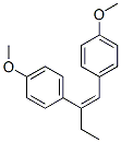 1,1'-(1-Ethyl-1,2-ethenediyl)bis(4-methoxybenzene) 结构式