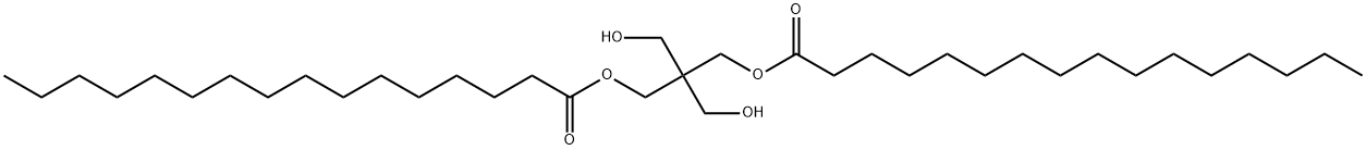 2,2-bis(hydroxymethyl)propane-1,3-diyl dipalmitate  Struktur