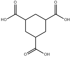 1,3,5-シクロヘキサントリカルボン酸 (cis-, trans-混合物) 化学構造式