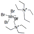bis(tetraethylammonium) tetrabromomanganate(II) Structure