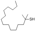 tert-ヘキサデシル メルカプタン 化学構造式