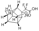 2,2-DIFLUORO-2-(5-OXAHEXACYCLO[5.4.1.0(2,6).0(3,10).0(4,8).0(9,12)]DODEC-4-YL)ACETIC ACID Struktur