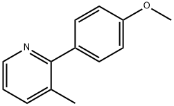 3-methyl-2-(4-methoxyphenyl)pyridine Structure