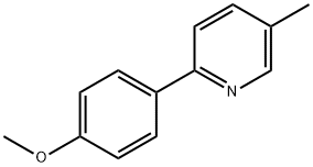 5-甲基-2-(4-甲氧苯基)吡啶, 25363-55-7, 结构式