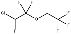 1,1,2-TRIFLUORO-2-CHLOROETHYL 2,2,2-TRIFLUOROETHYL ETHER Structure