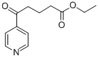 5-オキソ-5-(4-ピリジル)吉草酸エチル 化学構造式