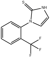 1-(2-三氟甲基苯基)咪唑啉硫酮, 25372-17-2, 结构式