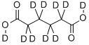 ADIPIC-D8 ACID-D2 Structure