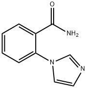 2-(1H-イミダゾール-1-イル)ベンゼンカルボキサミド 化学構造式