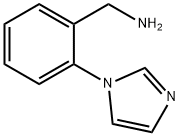 1-[2-(1H-咪唑-1-基)苯基]甲胺 结构式