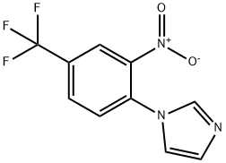 1-[2-nitro-4-(trifluoromethyl)phenyl]-1H-imidazole Structure