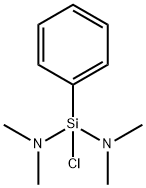 クロロ-N,N,N',N'-テトラメチル(フェニル)シランジアミン 化学構造式