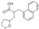 1-(TETRAHYDRO-2-FURYL)-3-(1-NAPHTHYL) PROPANE-2-CARBOXYLIC ACID Struktur