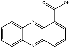フェナジン-1-カルボン酸 化学構造式