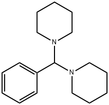 Bis(1-piperidinyl)phenylmethane Struktur