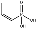 [(Z)-1-プロペニル]ホスホン酸 化学構造式